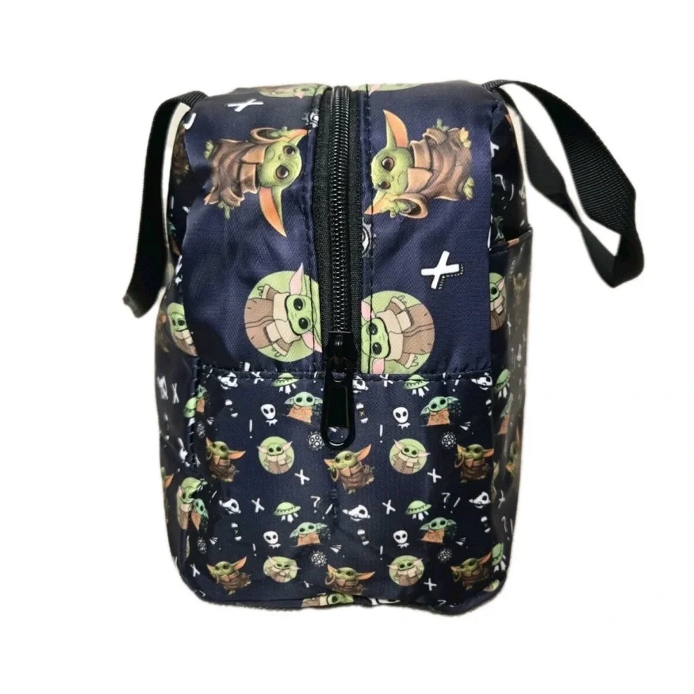 Anime Cartoon Print Grogu - Baby Yoda Insulated Lunch Bag Cooler Tote Kids New